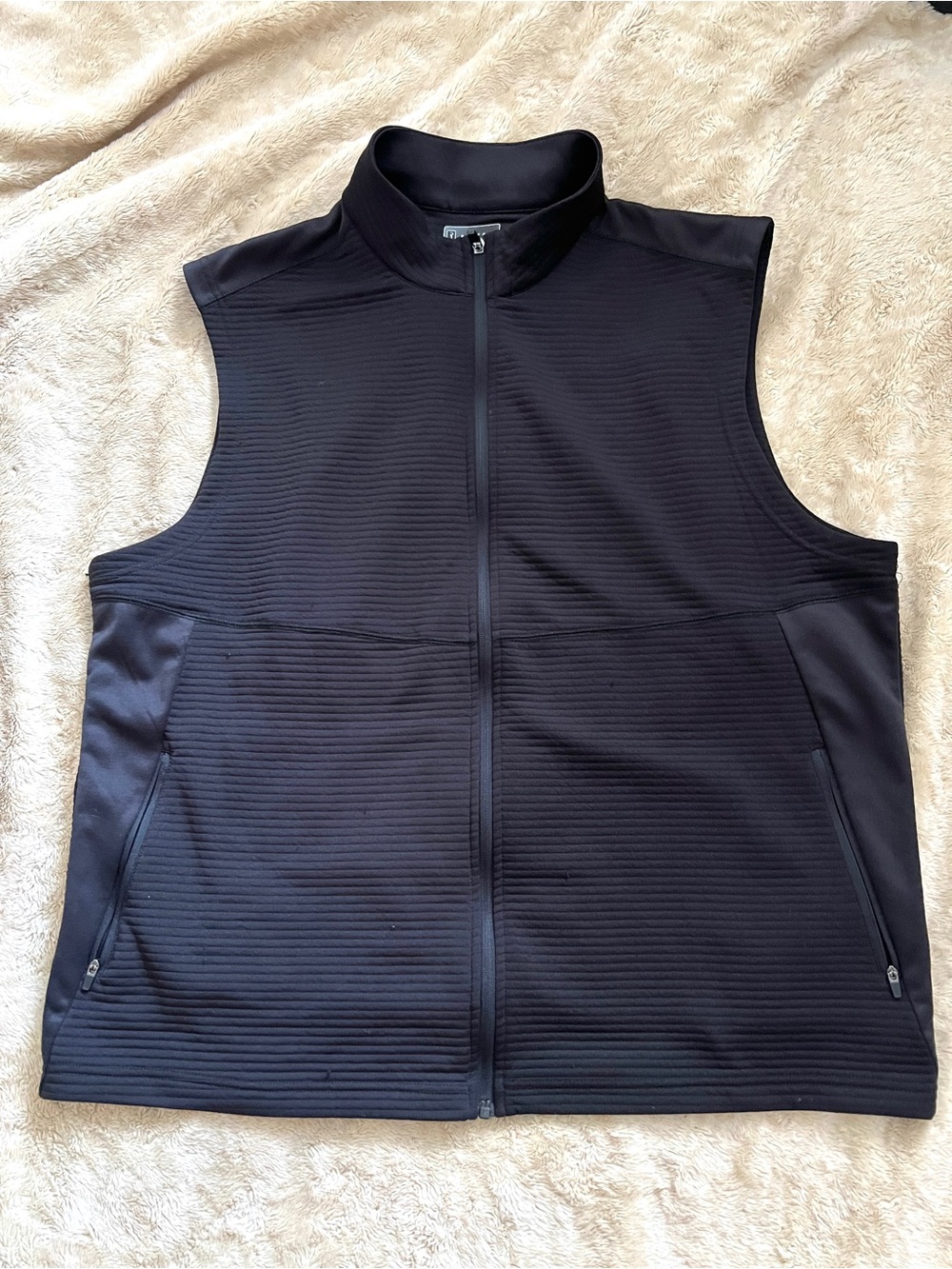 PGA TOUR Men's Black Golf Lightweight Vest Size XXL